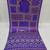Purple Color Mirror Work Satin Saree