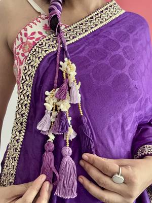 purple handmade mother of pearls parandi 1