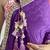 purple handmade mother of pearls parandi