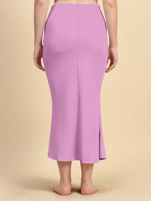 Lilac women's lycra spandex saree shapewear petticoat for women 2