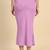 Lilac women's lycra spandex saree shapewear petticoat for women