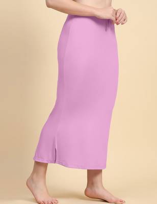 Lilac women's lycra spandex saree shapewear petticoat for women 3