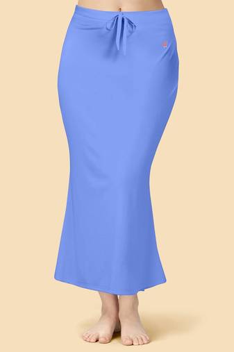 Skyblue women's lycra spandex saree shapewear petticoat for women