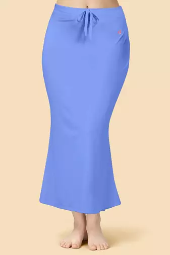 Skyblue women's lycra spandex saree shapewear petticoat for women