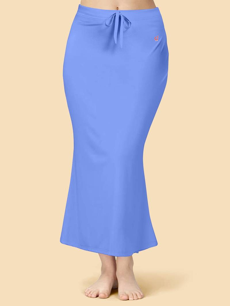 Skyblue women's lycra spandex saree shapewear petticoat for women