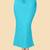 Turquoise women's lycra spandex saree shapewear petticoat for women