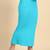 Turquoise women's lycra spandex saree shapewear petticoat for women