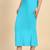 Turquoise women's lycra spandex saree shapewear petticoat for women