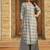 Floral printed rayon v neck kurta & trouser set