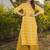 Floral printed rayon v neck kurta & trouser set