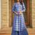 Floral printed rayon v neck kurta & trouser set