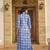 Floral printed rayon v neck kurta & trouser set