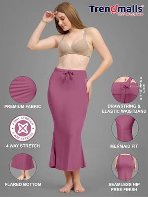 Onionpink women's lycra spandex saree shapewear petticoat for women 5