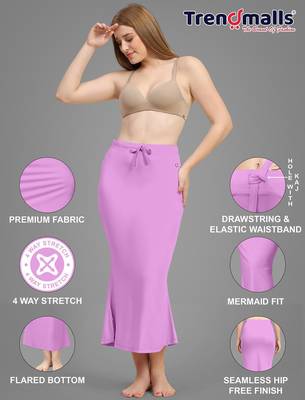 Cupcake women's lycra spandex saree shapewear petticoat for women 5