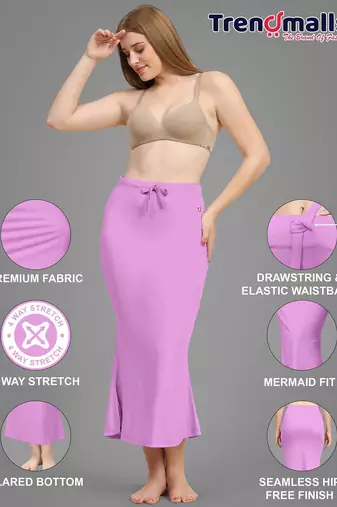 Cupcake women's lycra spandex saree shapewear petticoat for women