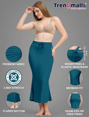 Indigo women's lycra spandex saree shapewear petticoat for women 5
