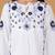 Girls white floral embroidered chikankari pure cotton tie-up kurti & palazzo set for kids