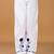 Girls white floral embroidered chikankari pure cotton tie-up kurti & palazzo set for kids