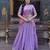 Lavender silk blend Lehenga Choli with Zari Embroidery & Sequin Work