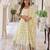 Off-White silk blend Lehenga Choli with Thread Embroidery & Zari Work