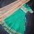 Blue silk blend Lehenga Choli with Meena Weaving Work