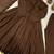 Brown roman silk designer gown set with heavy embroidery