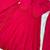 Red roman silk designer gown set with heavy embroidery