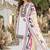 White heavy natural silk palazzo set with embroidery & digital dupatta