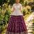 Dark-Green Silk Readymade Stitched Lehenga Choli with Embroidery & Zari Work