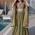 Mehendi silk blend Lehenga Choli with Multi Thread Embroidery Work