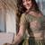 Mehendi silk blend Lehenga Choli with Multi Thread Embroidery Work