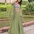 Mehendi Georgette Free Size Stitched Lehenga Choli with Embroidery & Beads Work