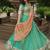 Blue silk blend Lehenga Choli with Meena Weaving Work