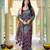 Purple soft silk blend woven saree with rich zari border & traditional heritage motifs