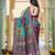 Purple soft silk blend woven saree with rich zari border & traditional heritage motifs