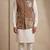 Men embroidered designer kurta trouser and waistcoat set