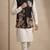 Men embroidered designer kurta trouser and waistcoat set