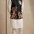 Men embroidered designer kurta trouser and waistcoat set