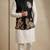 Men embroidered designer kurta trouser and waistcoat set