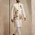 Men embroidered designer kurta trouser and waistcoat set