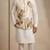 Men embroidered designer kurta trouser and waistcoat set