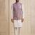 Men embroidered designer kurta trouser and waistcoat set