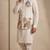 Men embroidered designer kurta trouser and waistcoat set