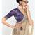 Beige designer fancy embroidered party wear saree with art silk blend blouse