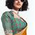 Orange designer fancy embroidered party wear saree with art silk blend blouse