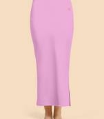 Lilac women's lycra spandex saree shapewear petticoat for women