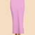 Lilac women's lycra spandex saree shapewear petticoat for women