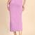 Lilac women's lycra spandex saree shapewear petticoat for women