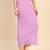 Lilac women's lycra spandex saree shapewear petticoat for women