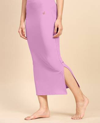 Lilac women's lycra spandex saree shapewear petticoat for women 4